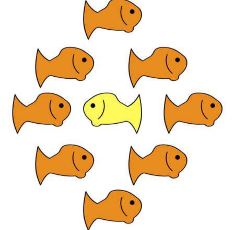 An illustration representing the word anomalous